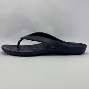 CROCS “Kandee II” Iconic Comfort Flip Flops Dark Blue Size Women’s 8